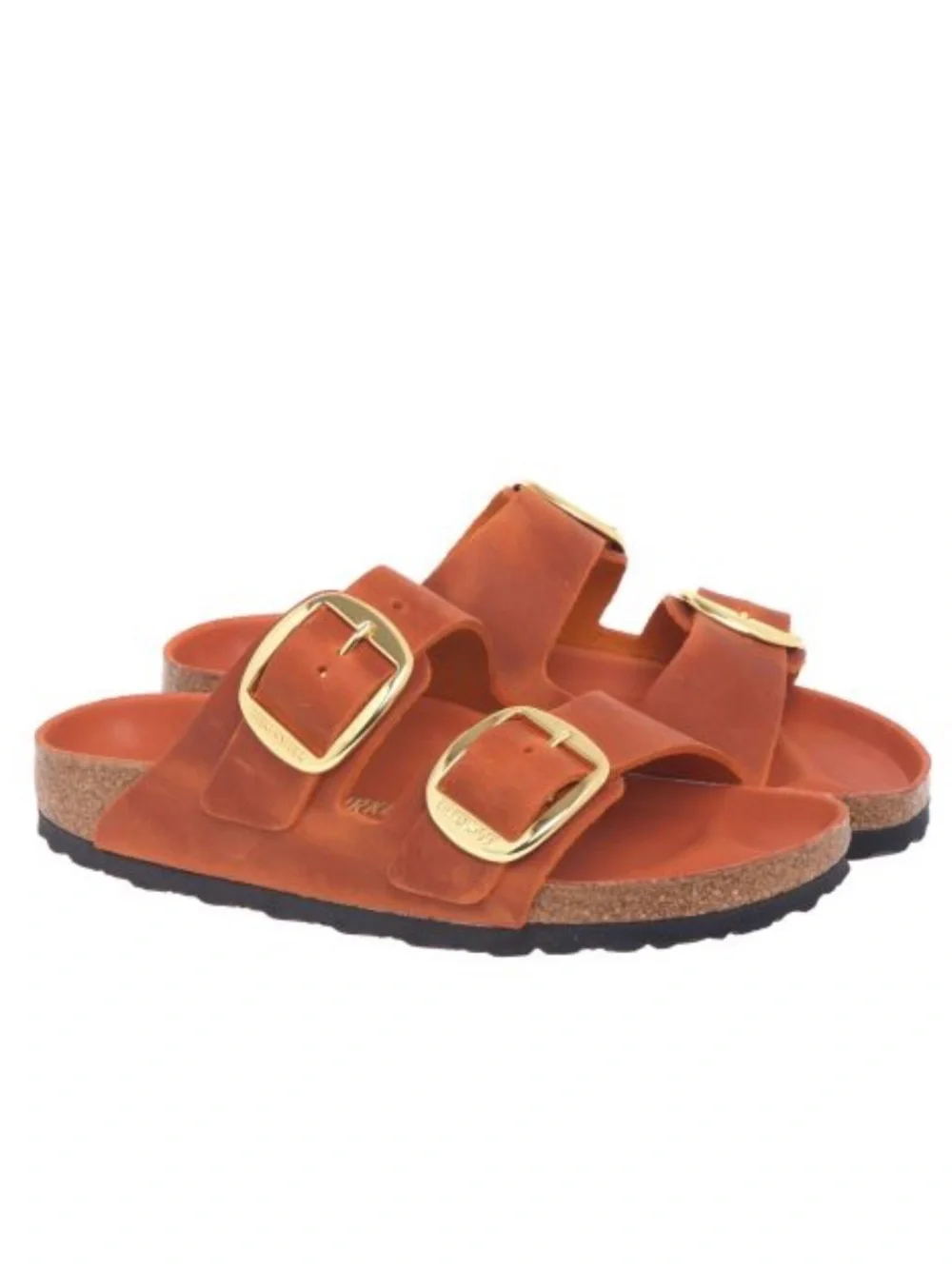 Arizona Big Buckle Burnt Orange Birkenstocks size 37